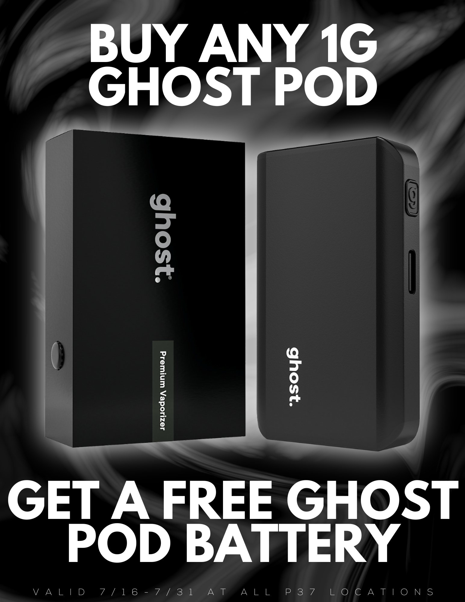 Ghost Pod Battery Promo